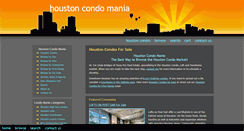 Desktop Screenshot of houstoncondomania.com
